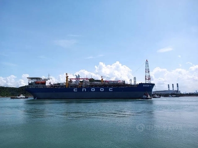 中遠關西為“海洋石油116”FPSO披上“盔甲”，揚帆起航奔赴海上新征程